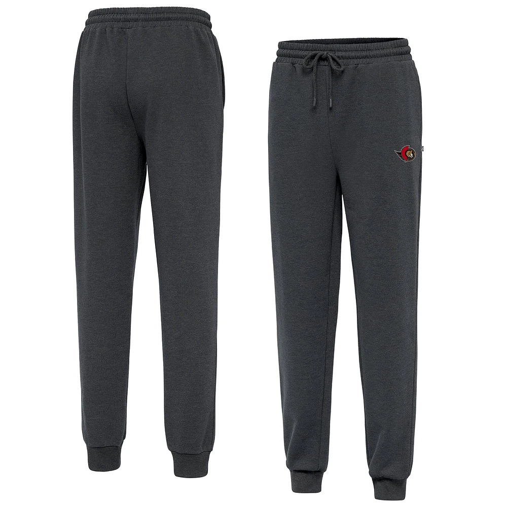 Men's Antigua Heather Charcoal Ottawa Senators Idol Jogger Pants