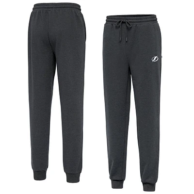Men's Antigua Heather Charcoal Tampa Bay Lightning Idol Jogger Pants