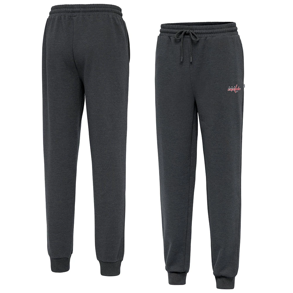 Men's Antigua Heather Charcoal Washington Capitals Idol Jogger Pants