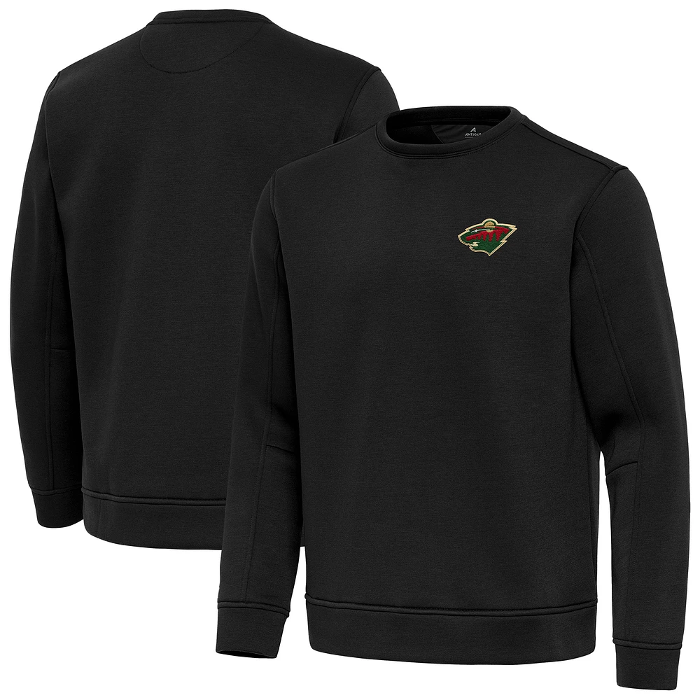 Men's Antigua Minnesota Wild Relevant Lightweight Pullover Sweatshirt