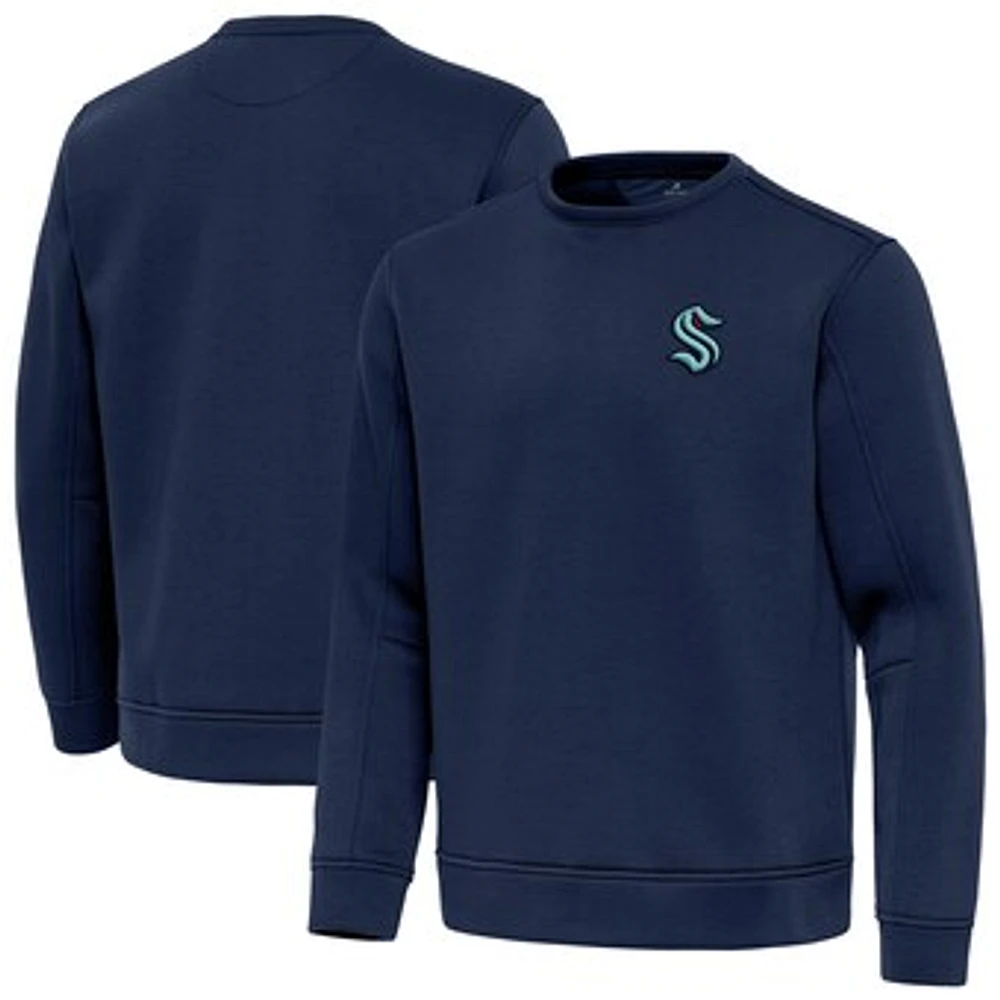 Men's Antigua Navy Seattle Kraken Relevant Lightweight Pullover Sweatshirt