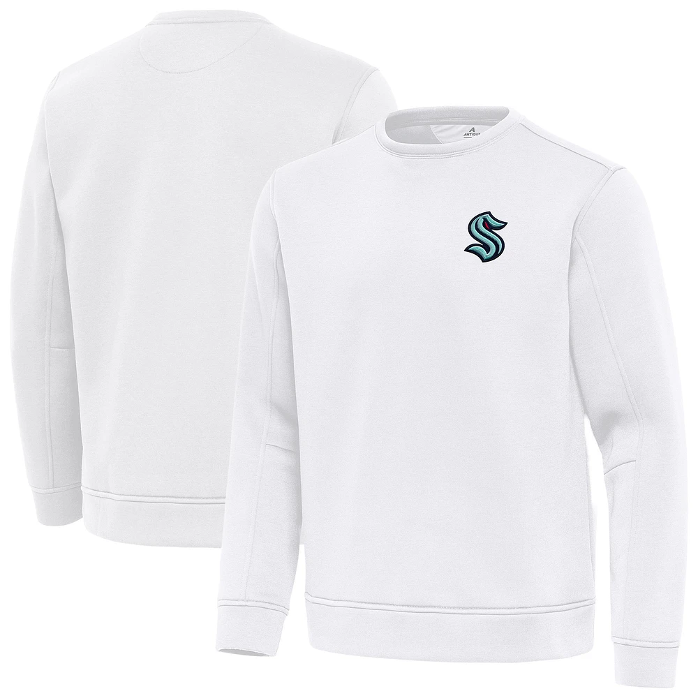 Men's Antigua Seattle Kraken Relevant Lightweight Pullover Sweatshirt