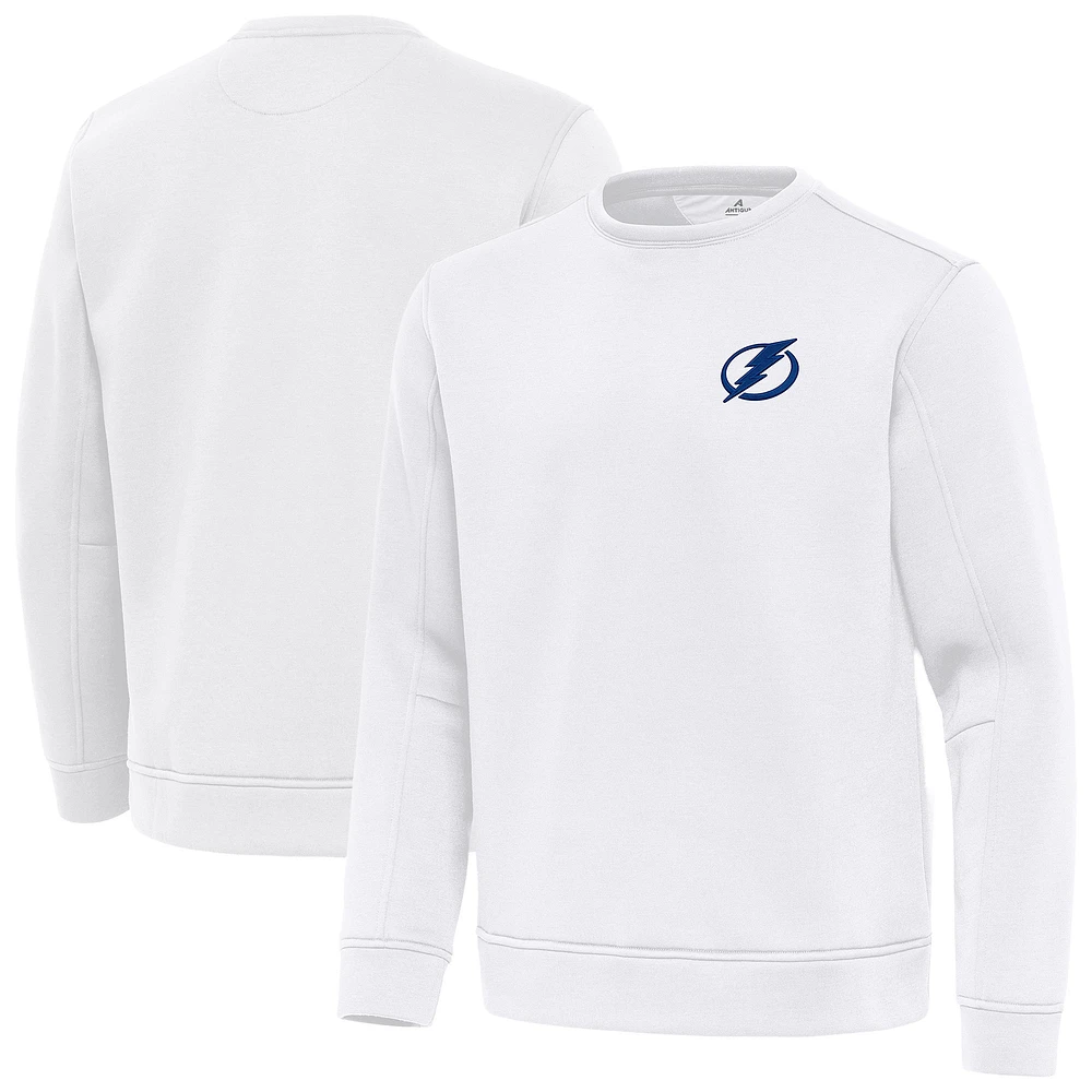Men's Antigua Tampa Bay Lightning Relevant Lightweight Pullover Sweatshirt