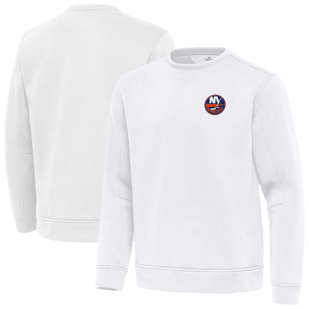 Men's Antigua New York Islanders Relevant Lightweight Pullover Sweatshirt