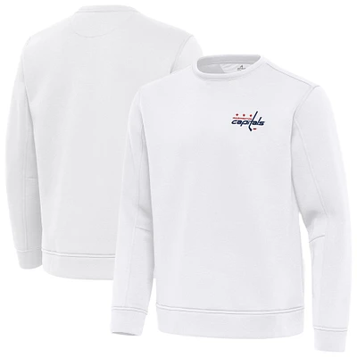 Men's Antigua Washington Capitals Relevant Lightweight Pullover Sweatshirt