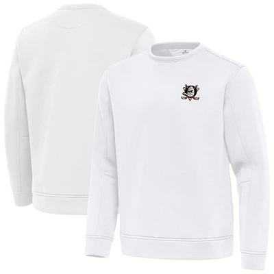 Men's Antigua Anaheim Ducks Relevant Lightweight Pullover Sweatshirt