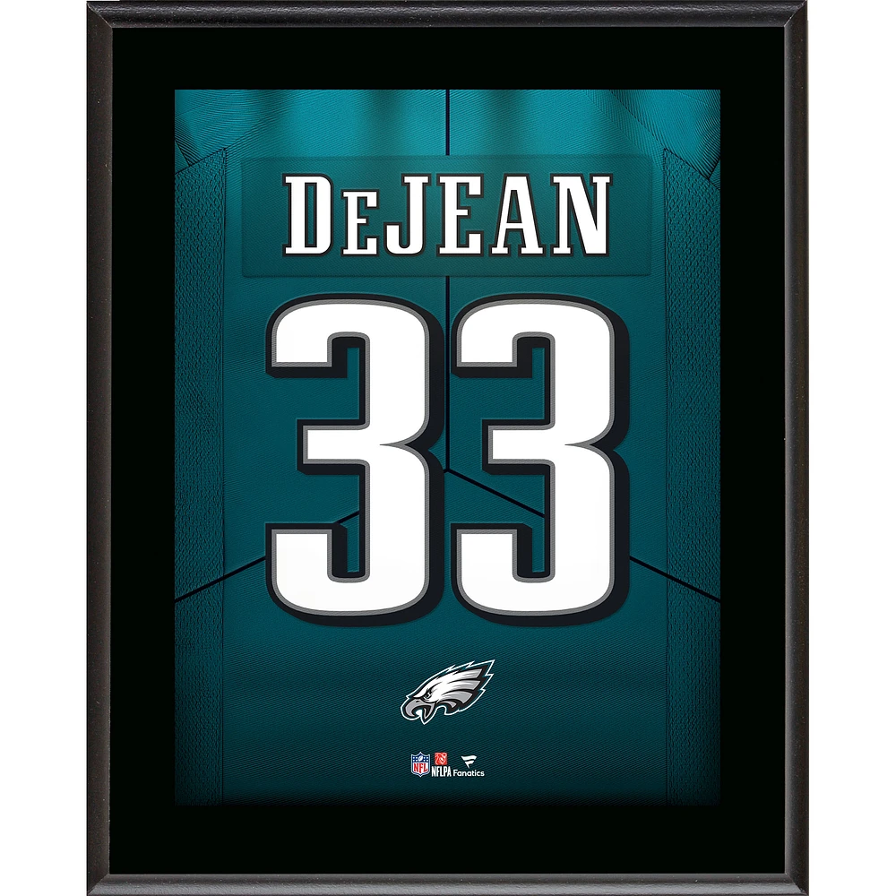 Cooper DeJean Philadelphia Eagles 10.5" x 13" Jersey Number Sublimated Player Plaque