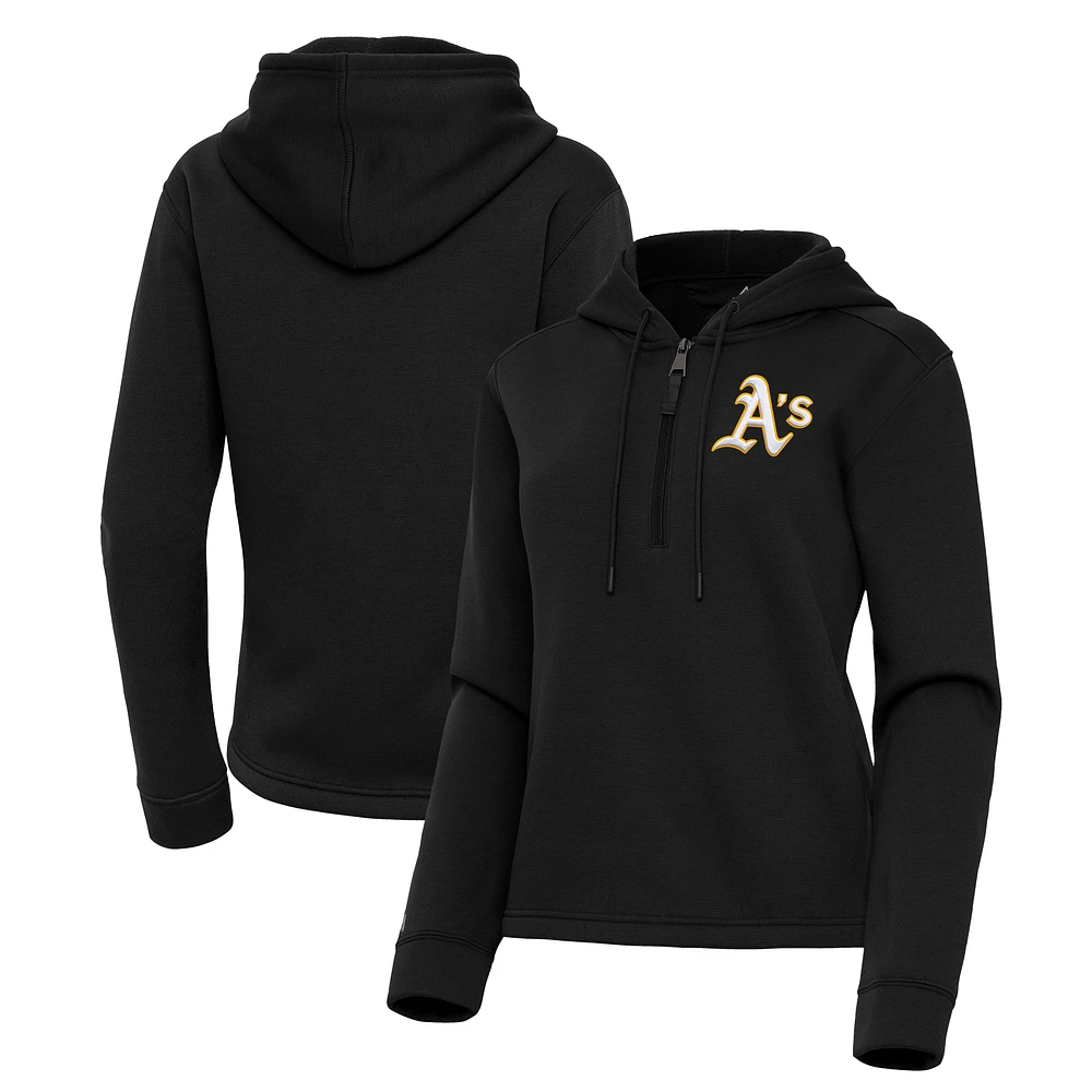 Women's Antigua Athletics Contemporary Quarter-Zip Hoodie