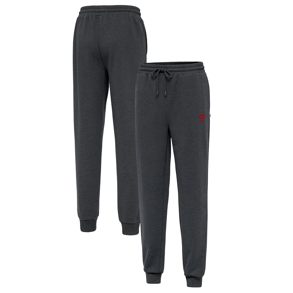 Men's Antigua Heather Charcoal Philadelphia Phillies Idol Jogger Pants