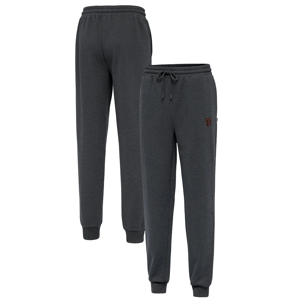 Men's Antigua Heather Charcoal San Francisco Giants Idol Jogger Pants