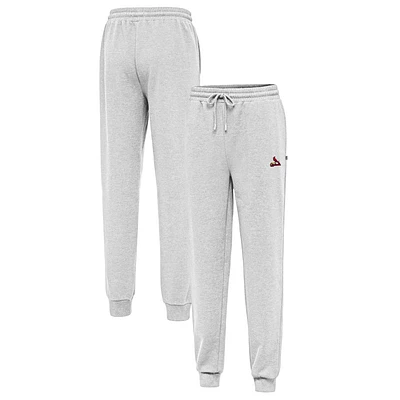 Men's Antigua Heather Gray St. Louis Cardinals Idol Jogger Pants
