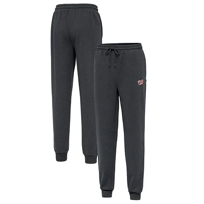 Men's Antigua Heather Charcoal Washington Nationals Idol Jogger Pants