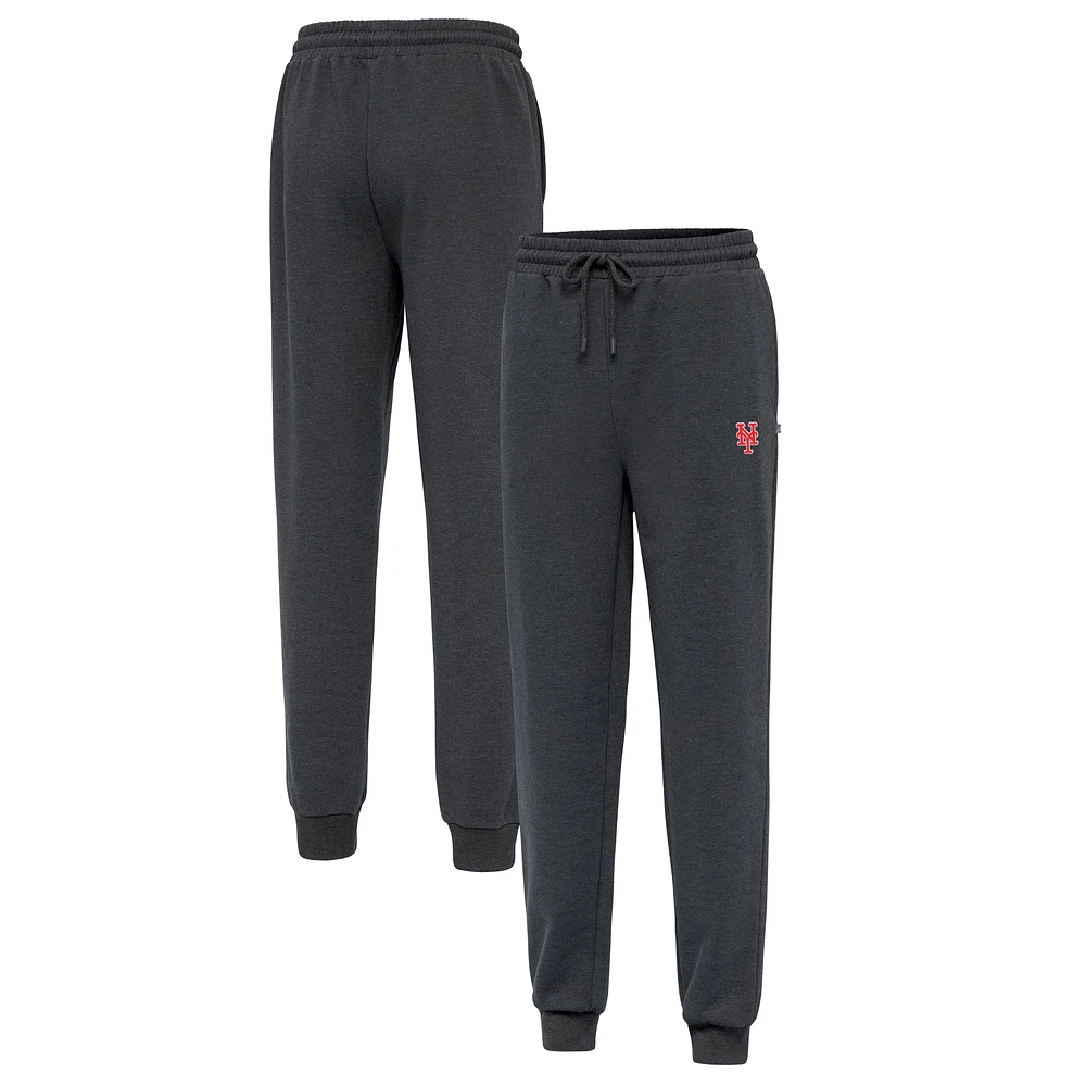 Men's Antigua Heather Charcoal New York Mets Idol Jogger Pants