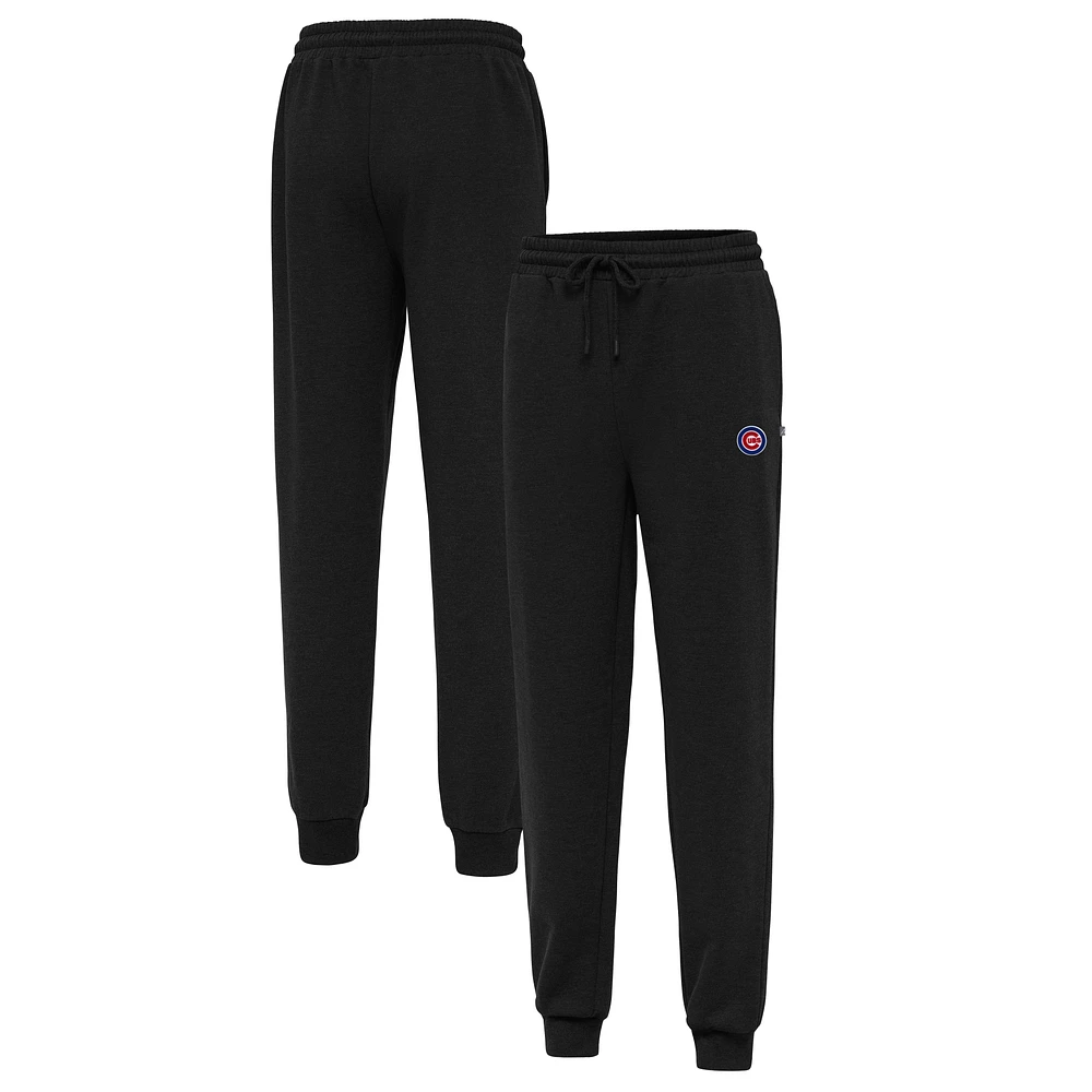 Men's Antigua Black Chicago Cubs Idol Jogger Pants