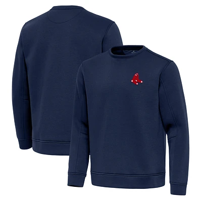 Men's Antigua Navy Boston Red Sox Relevant Lightweight Pullover Sweatshirt