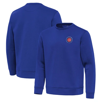 Men's Antigua Royal Chicago Cubs Relevant Lightweight Pullover Sweatshirt