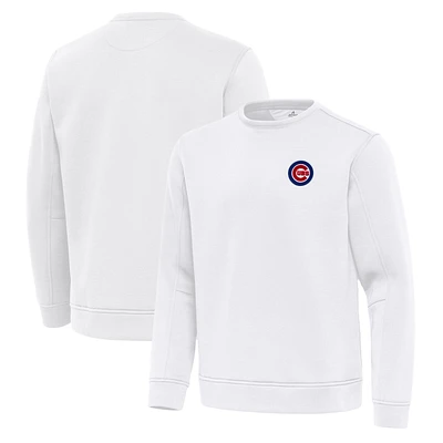 Men's Antigua Chicago Cubs Relevant Lightweight Pullover Sweatshirt