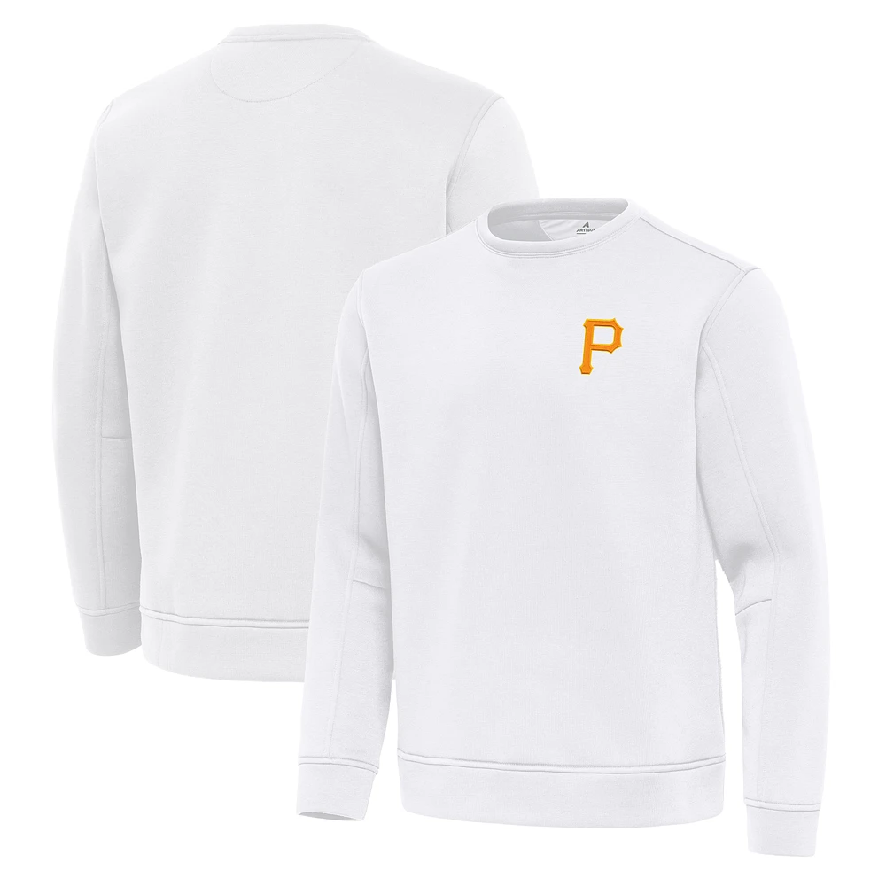 Men's Antigua Pittsburgh Pirates Relevant Lightweight Pullover Sweatshirt