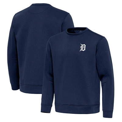 Men's Antigua Navy Detroit Tigers Relevant Lightweight Pullover Sweatshirt
