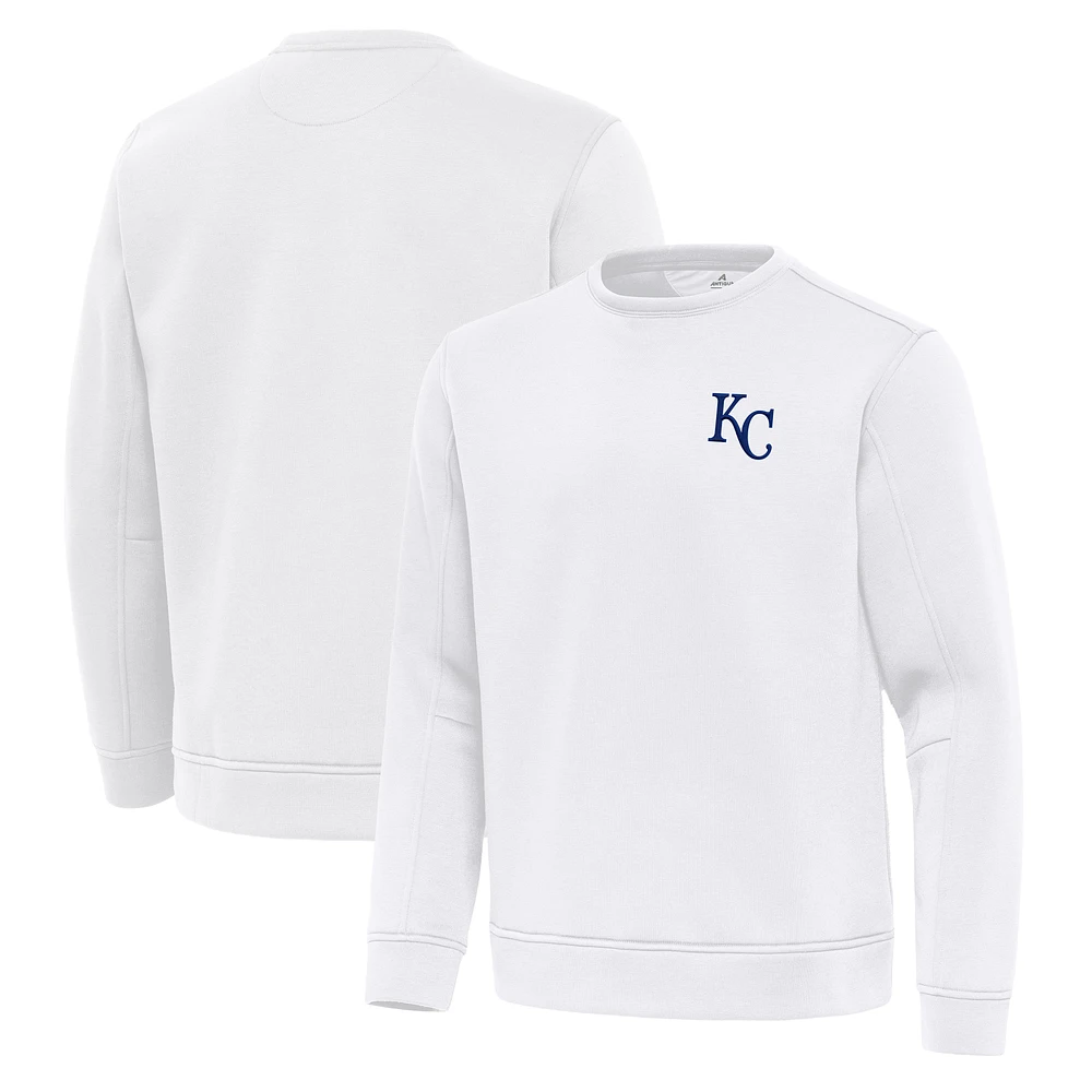 Men's Antigua Kansas City Royals Relevant Lightweight Pullover Sweatshirt