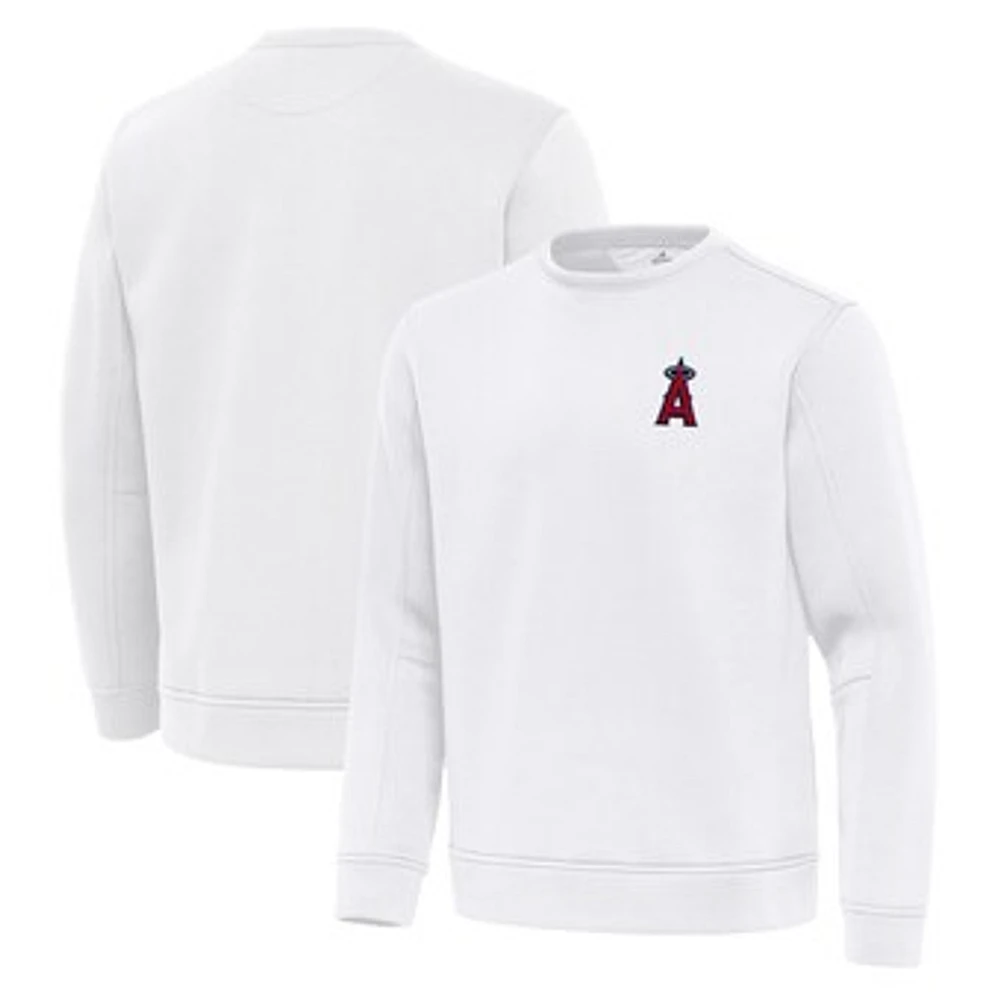 Men's Antigua Los Angeles Angels Relevant Lightweight Pullover Sweatshirt