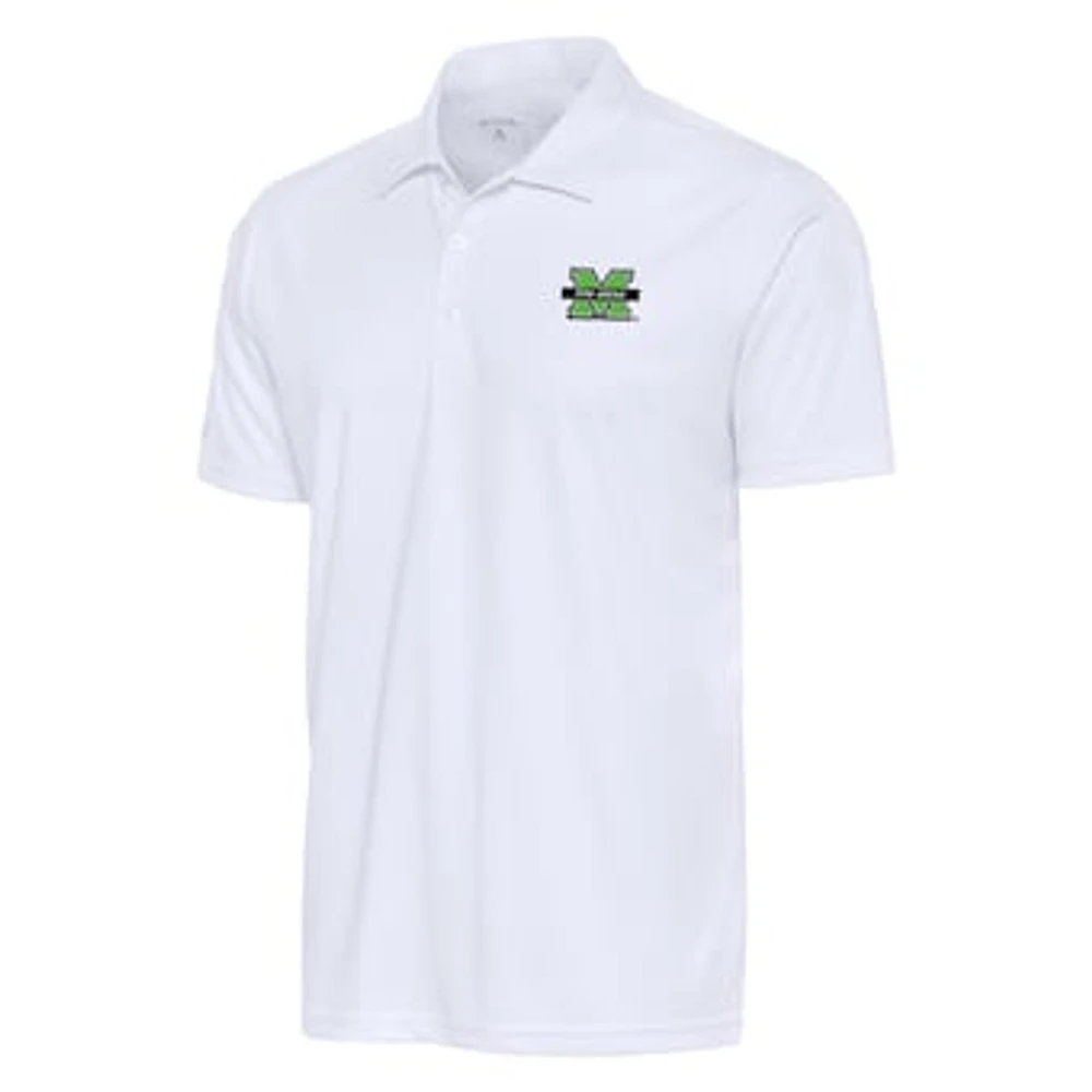 Men's Antigua Marshall Thundering Herd Tribute Polo