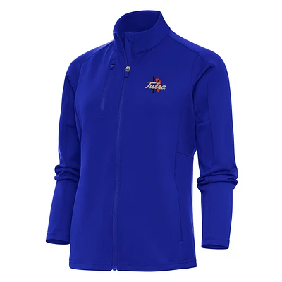 Women's Antigua Royal Tulsa Golden Hurricane Generation Full-Zip Jacket