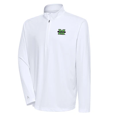 Men's Antigua Marshall Thundering Herd Tribute Quarter-Zip Top
