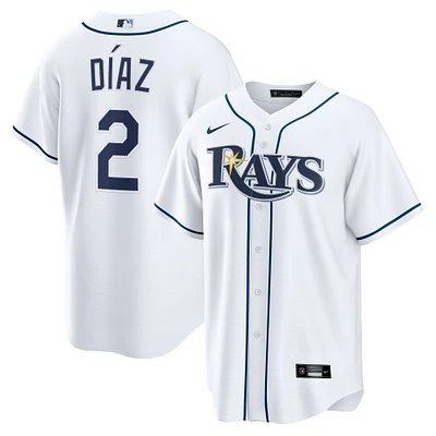 Men's Nike Yandy Díaz White Tampa Bay Rays Home Replica Jersey