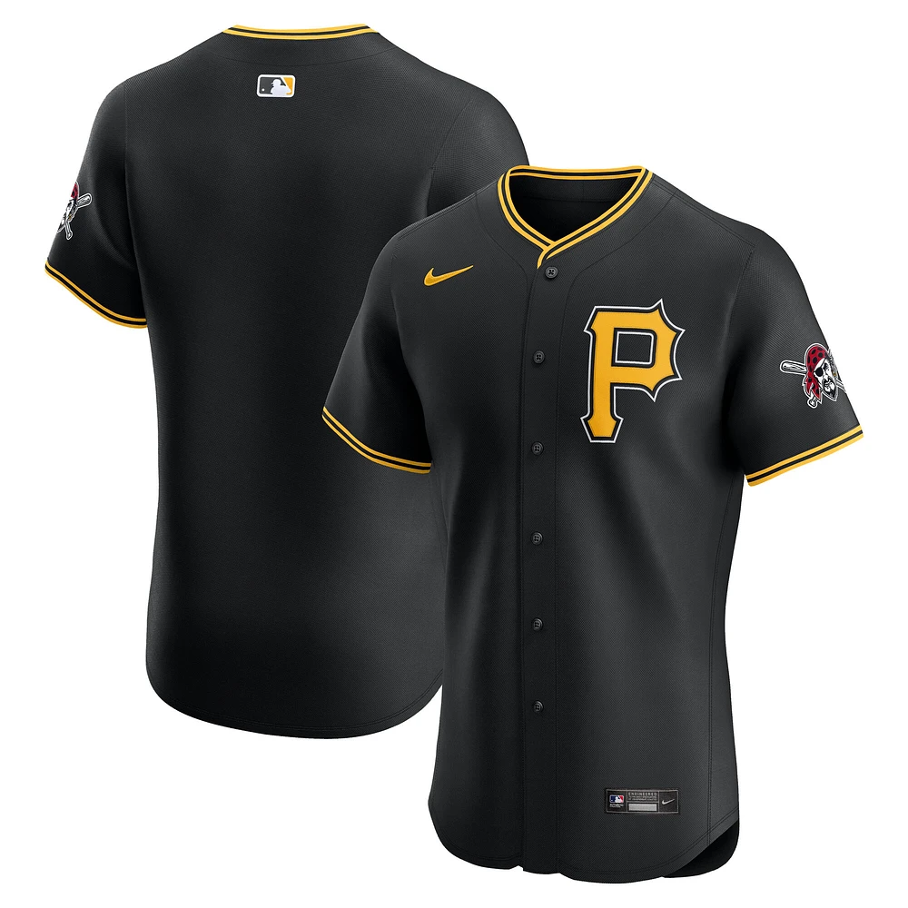 Men's Nike Black Pittsburgh Pirates Alternate Elite Jersey