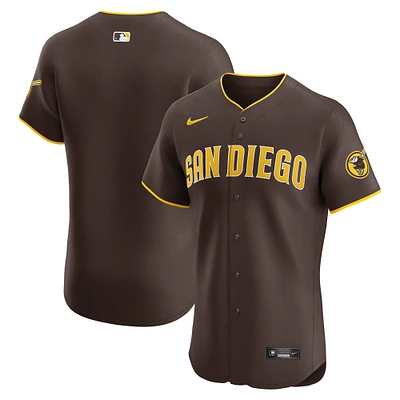 Men's Nike Brown San Diego Padres Alternate Elite Jersey