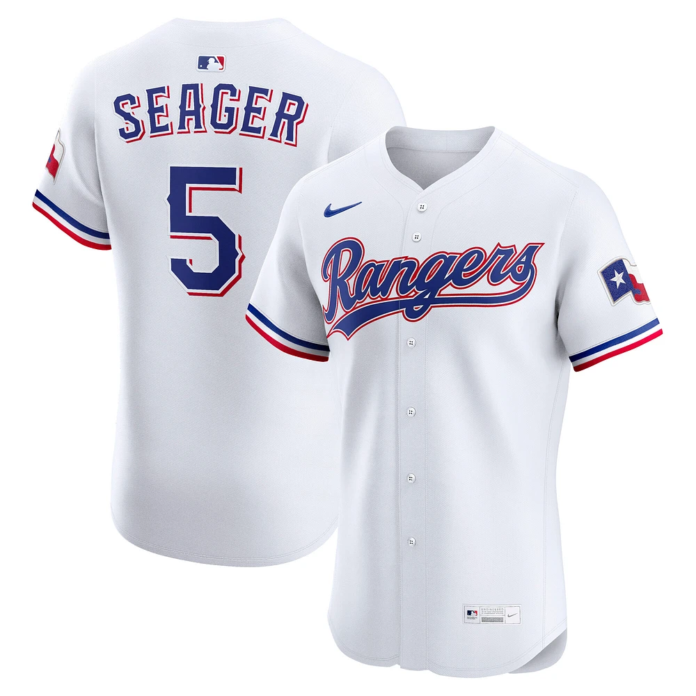 Men's Nike Corey Seager White Texas Rangers Home Elite Jersey