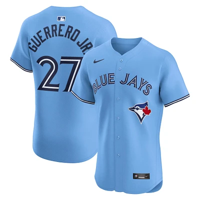 Men's Nike Vladimir Guerrero Jr. Powder Blue Toronto Jays Alternate 2 Elite Jersey