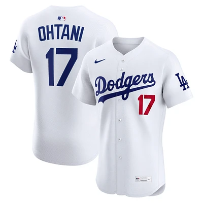 Men's Nike Shohei Ohtani White Los Angeles Dodgers Home Elite Jersey