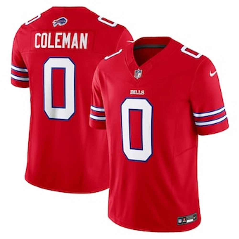 Men's Nike Keon Coleman Red Buffalo Bills Alternate  Vapor F.U.S.E. Limited Jersey