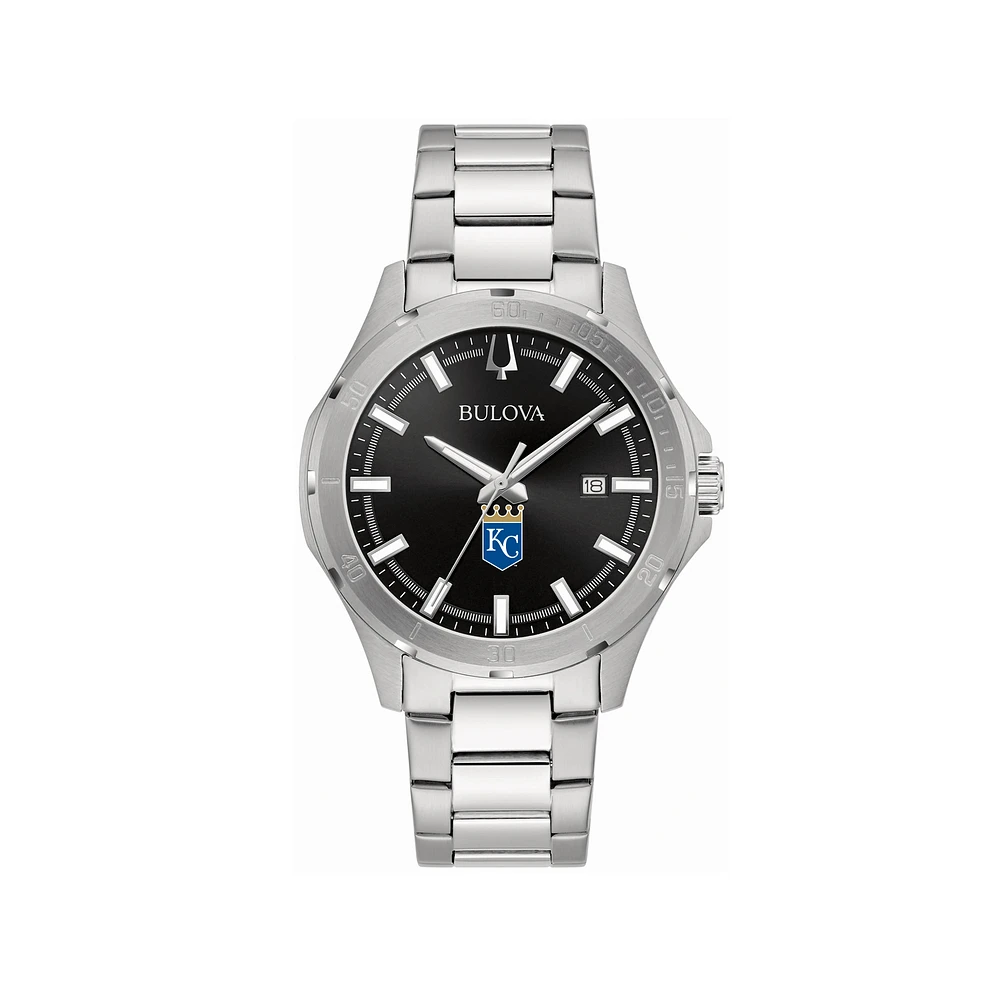 Men's Bulova Kansas City Royals Stainless Steel Classic Sport Watch