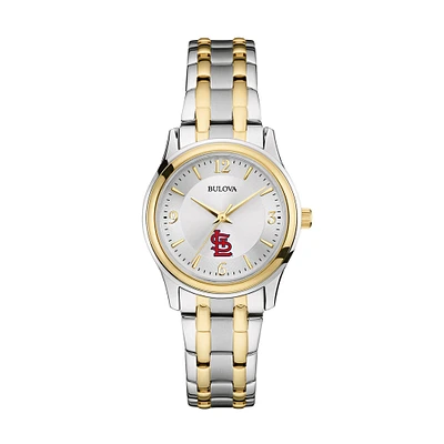 Women's Bulova Silver/Gold St. Louis Cardinals Two-Tone Watch