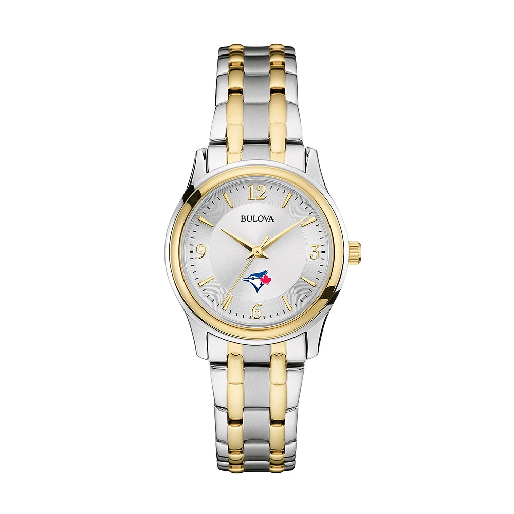 Women's Bulova Silver/Gold Toronto Blue Jays Two-Tone Watch