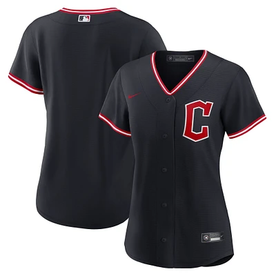 Women's Nike Navy Cleveland Guardians Alternate Replica Jersey