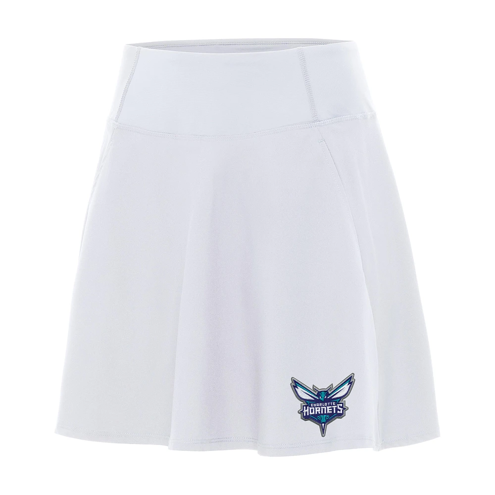Women's Antigua White Charlotte Hornets Chip Skort