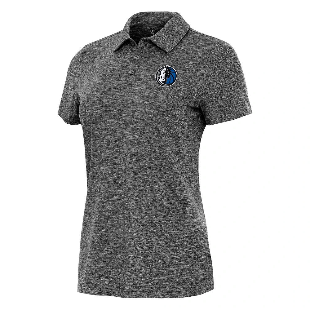 Women's Antigua Heather Dallas Mavericks Matter Polo