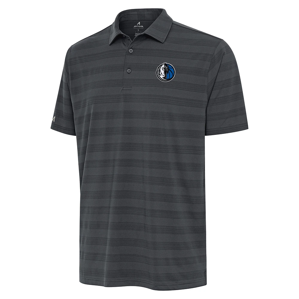 Men's Antigua Pewter Dallas Mavericks Tunnel Polo