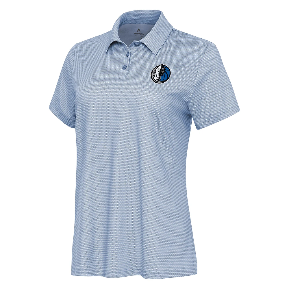 Women's Antigua White Dallas Mavericks Rings Polo