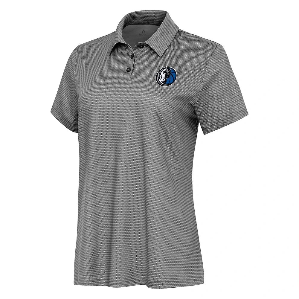 Women's Antigua White Dallas Mavericks Rings Polo