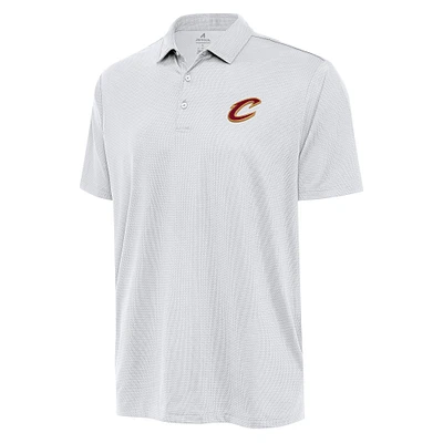 Men's Antigua White Cleveland Cavaliers Big & Tall Ellipse Polo