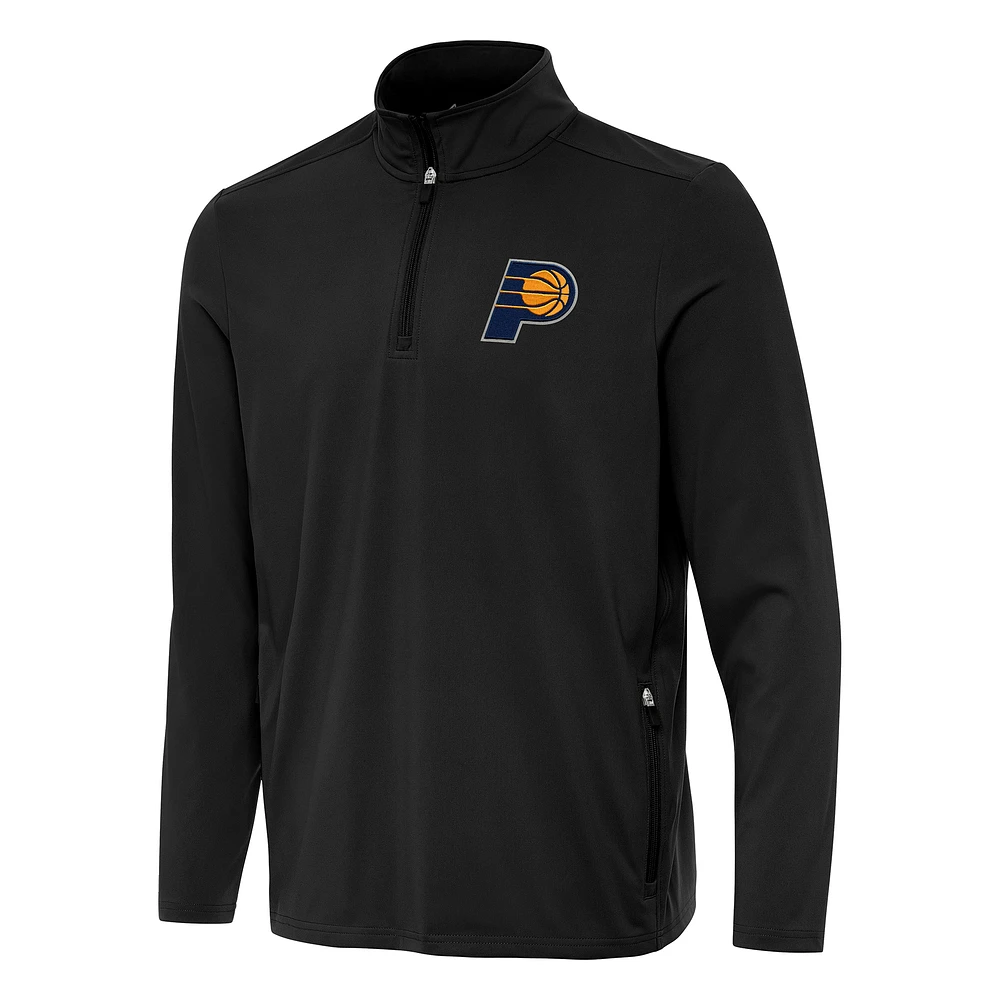 Men's Antigua Indiana Pacers Perilous Quarter-Zip Sweatshirt