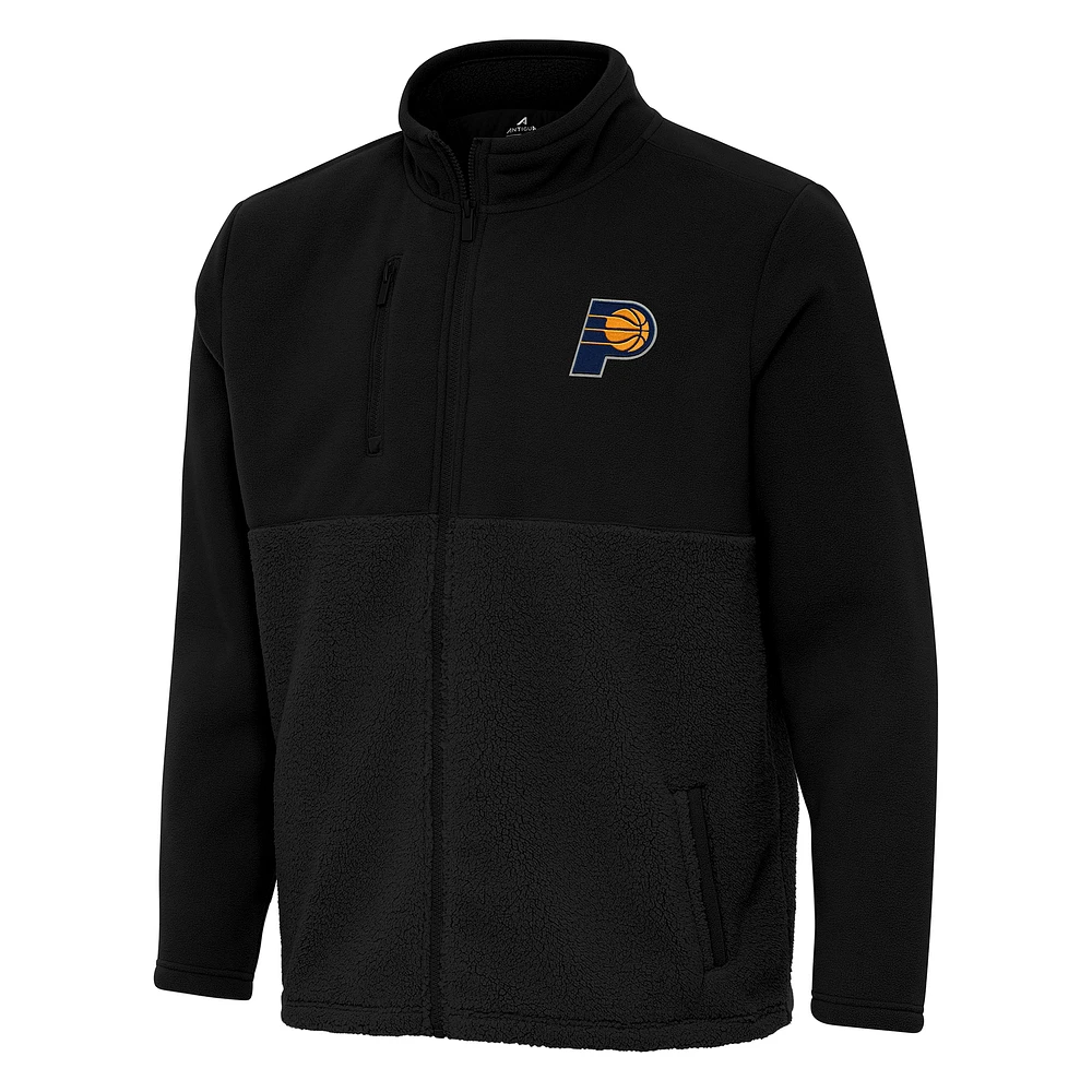 Men's Antigua Indiana Pacers Daily Fused Full-Zip Jacket