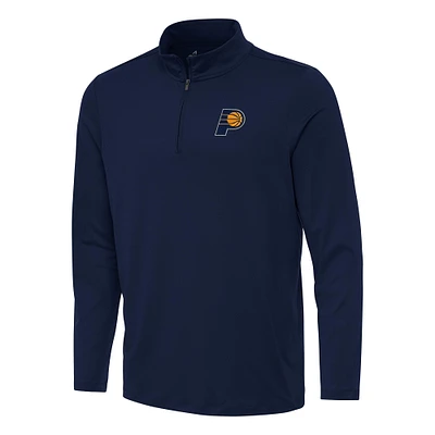 Men's Antigua Navy Indiana Pacers Reprocess Quarter-Zip Top