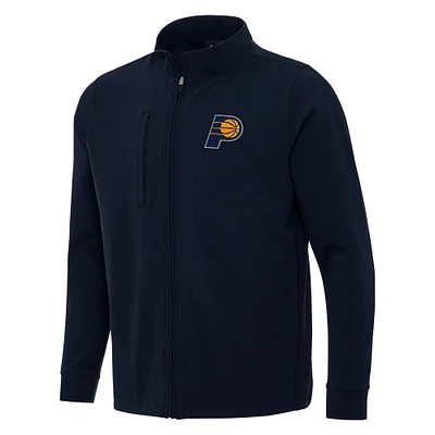 Men's Antigua Navy Indiana Pacers Regard Full-Zip Jacket