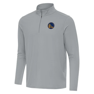 Men's Antigua Golden State Warriors Intent Quarter-Zip Top